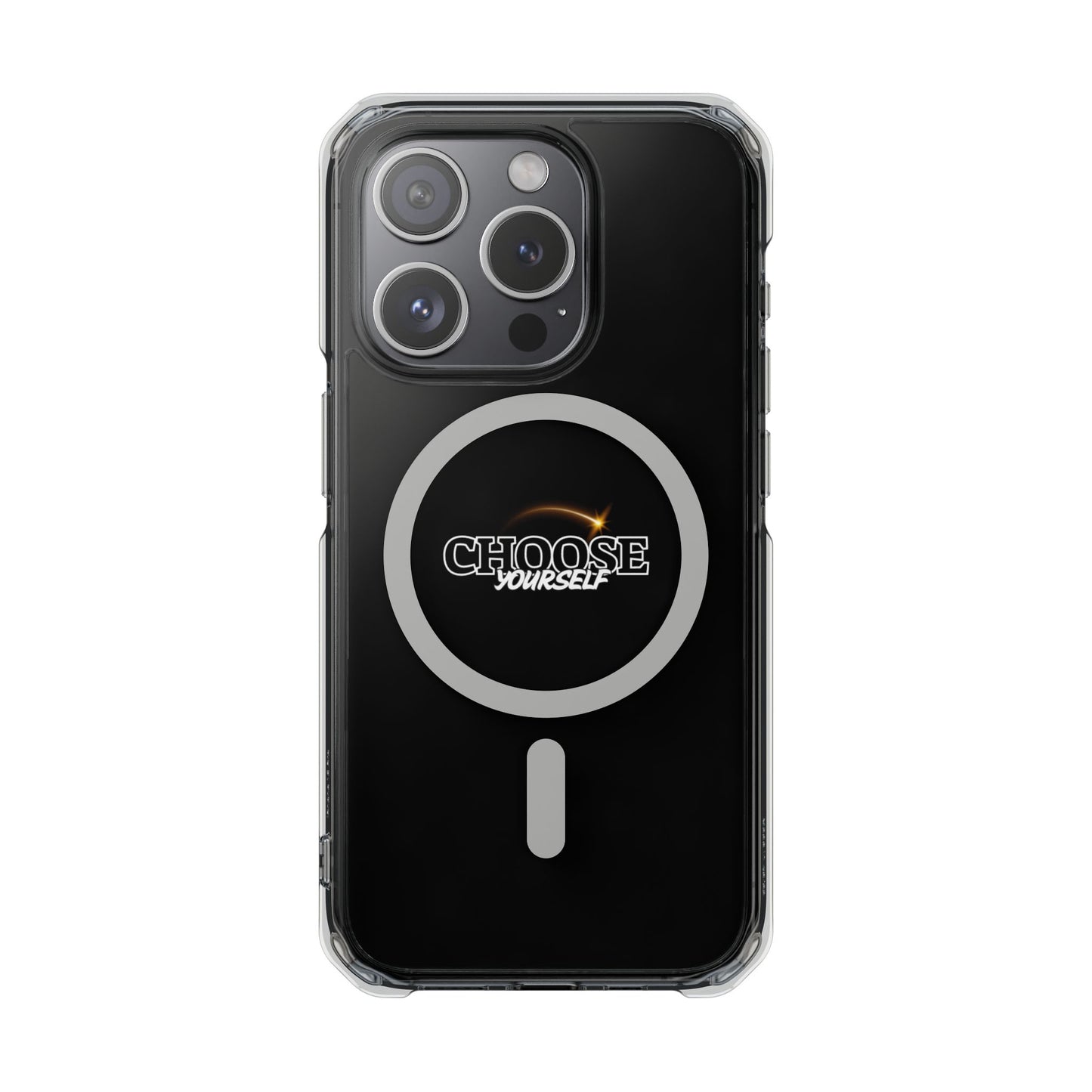 Magnetic Clear Impact Case - "Choose Yourself" Smartphone Cover