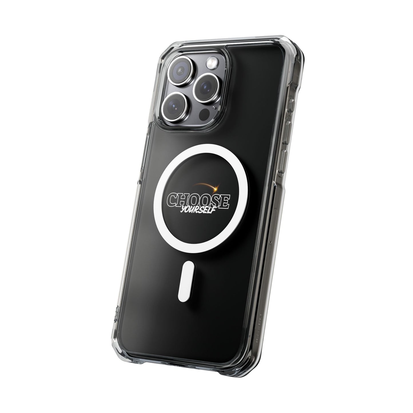 Magnetic Clear Impact Case - "Choose Yourself" Smartphone Cover