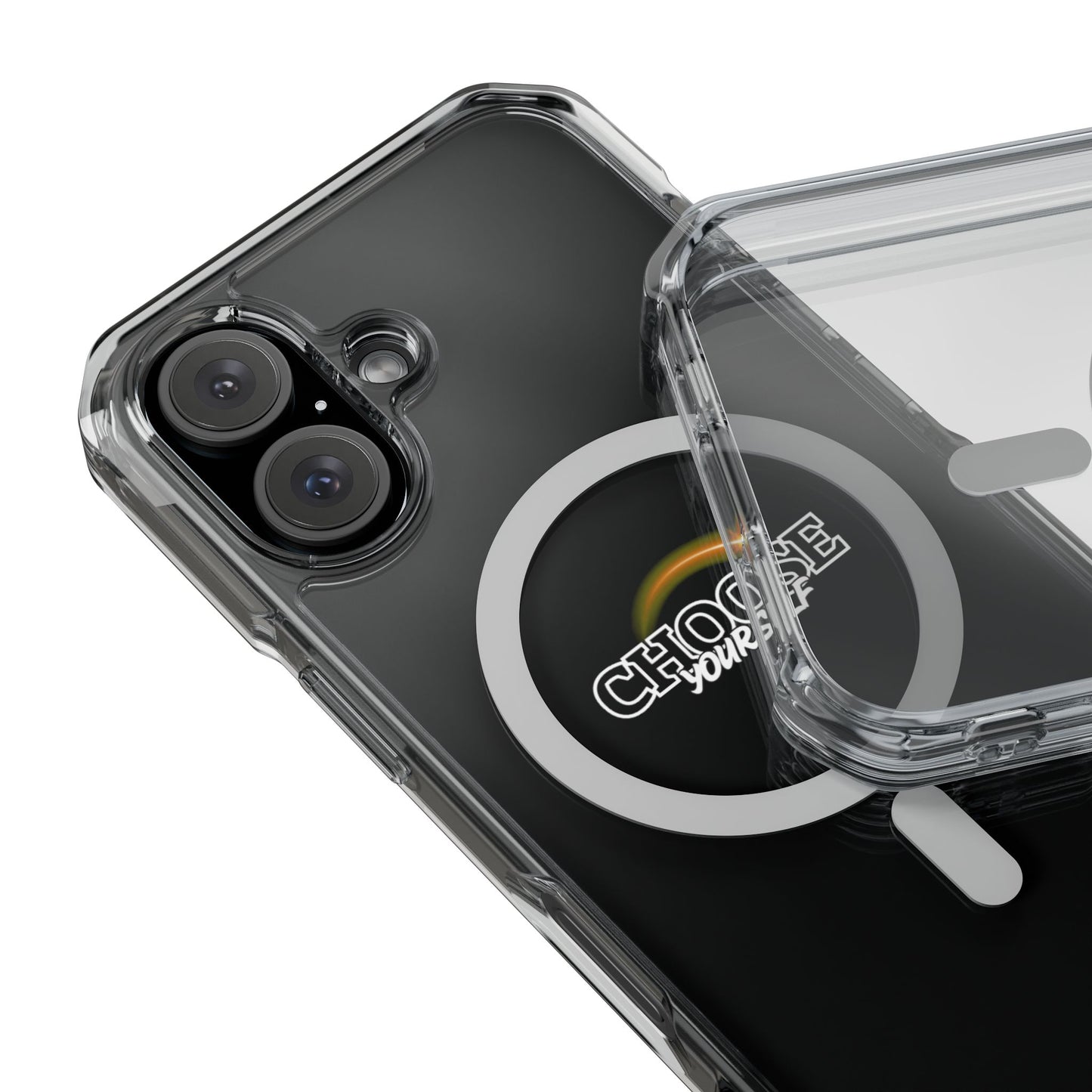 Magnetic Clear Impact Case - "Choose Yourself" Smartphone Cover