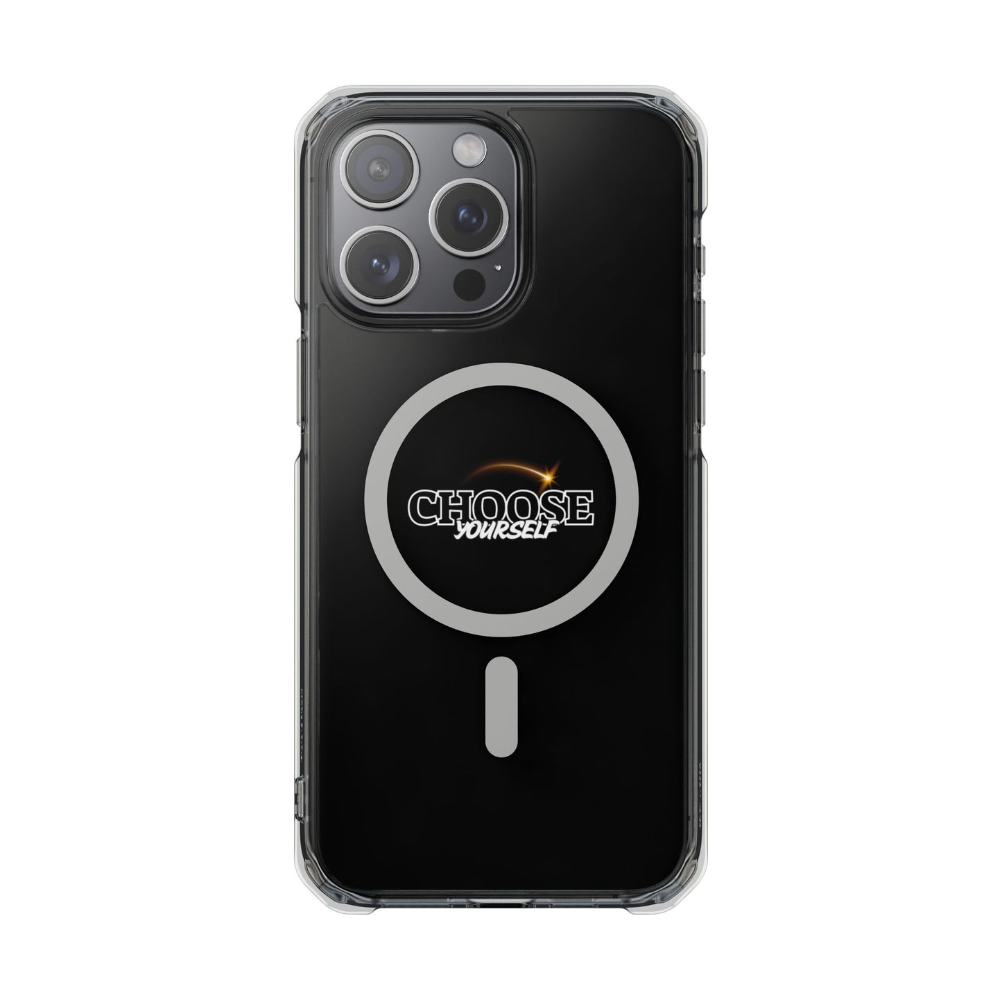 Magnetic Clear Impact Case - "Choose Yourself" Smartphone Cover