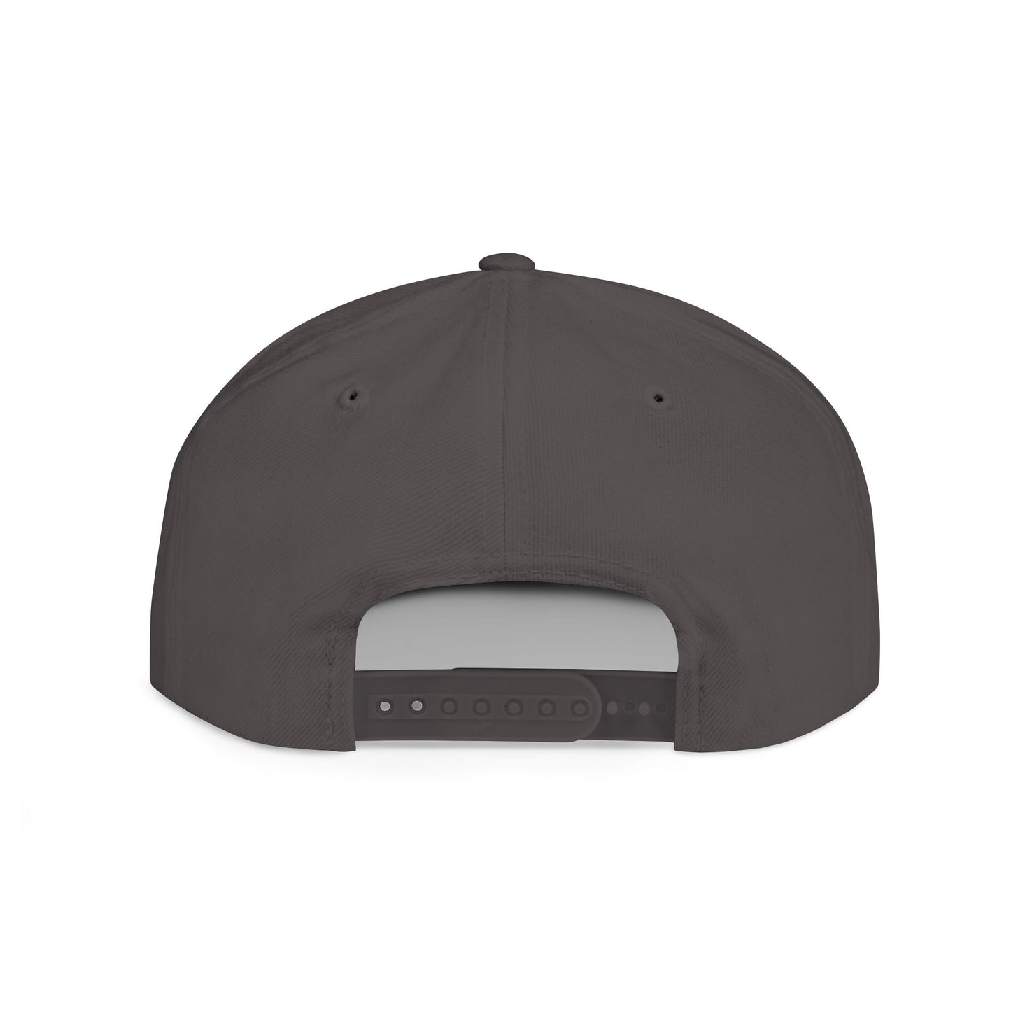 Choose Yourself Flat Bill Snapback Hat - (Green underbrim)