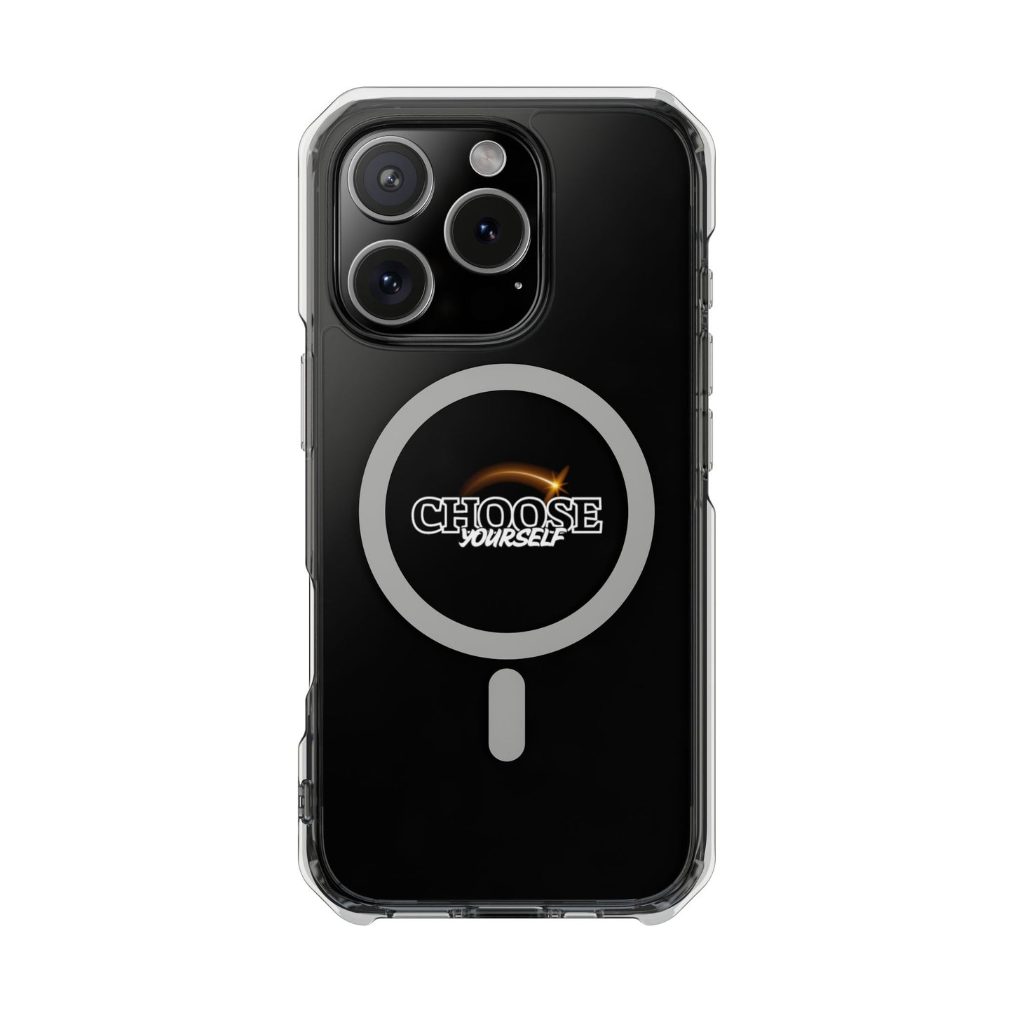 Magnetic Clear Impact Case - "Choose Yourself" Smartphone Cover