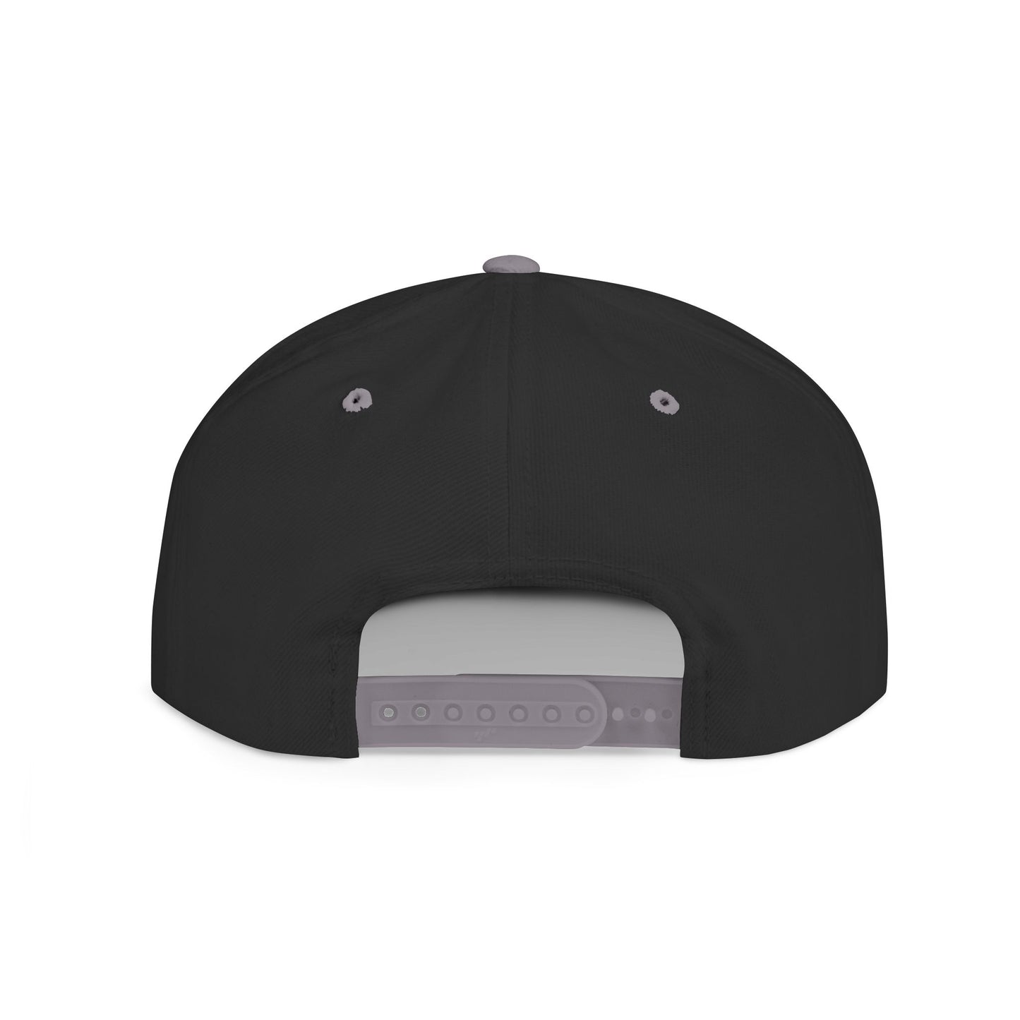 Choose Yourself Flat Bill Snapback Hat - (Green underbrim)