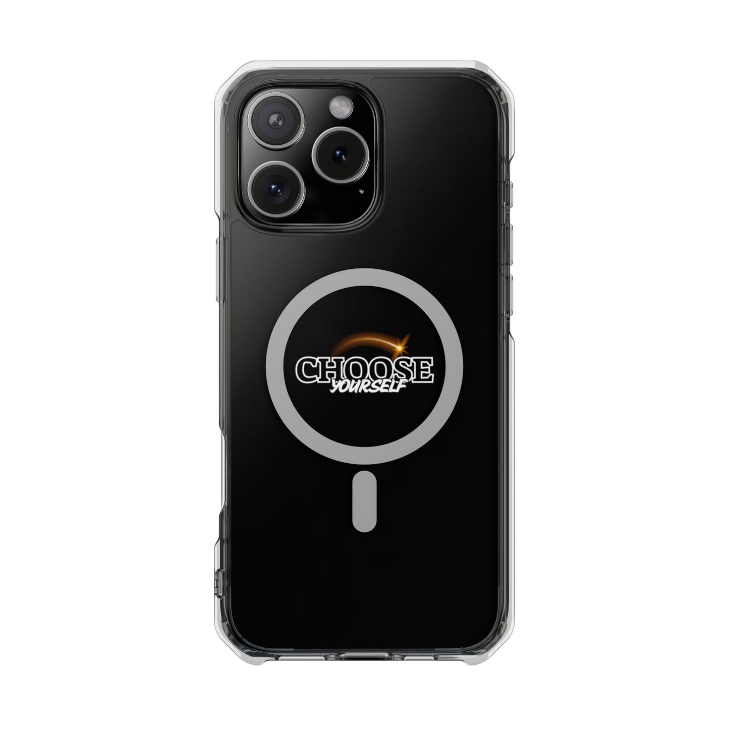 Magnetic Clear Impact Case - "Choose Yourself" Smartphone Cover