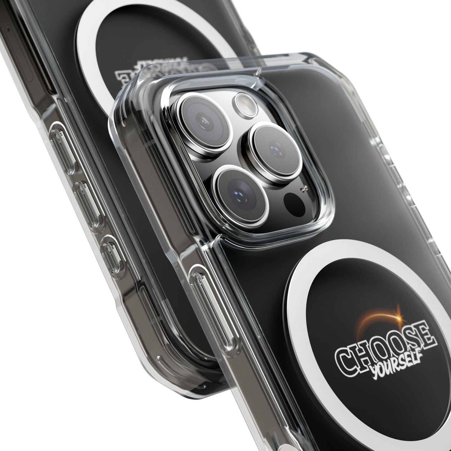 Magnetic Clear Impact Case - "Choose Yourself" Smartphone Cover