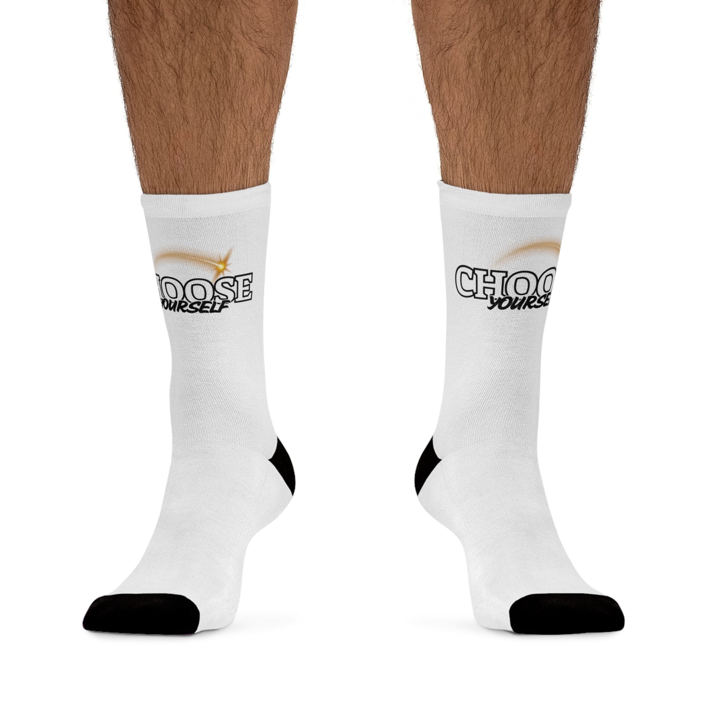Inspirational Recycled Poly Socks – "Over It & After It" Design