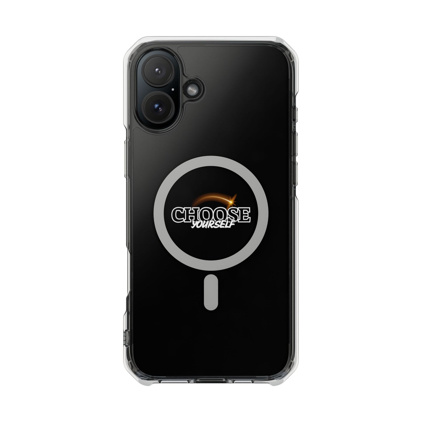 Magnetic Clear Impact Case - "Choose Yourself" Smartphone Cover