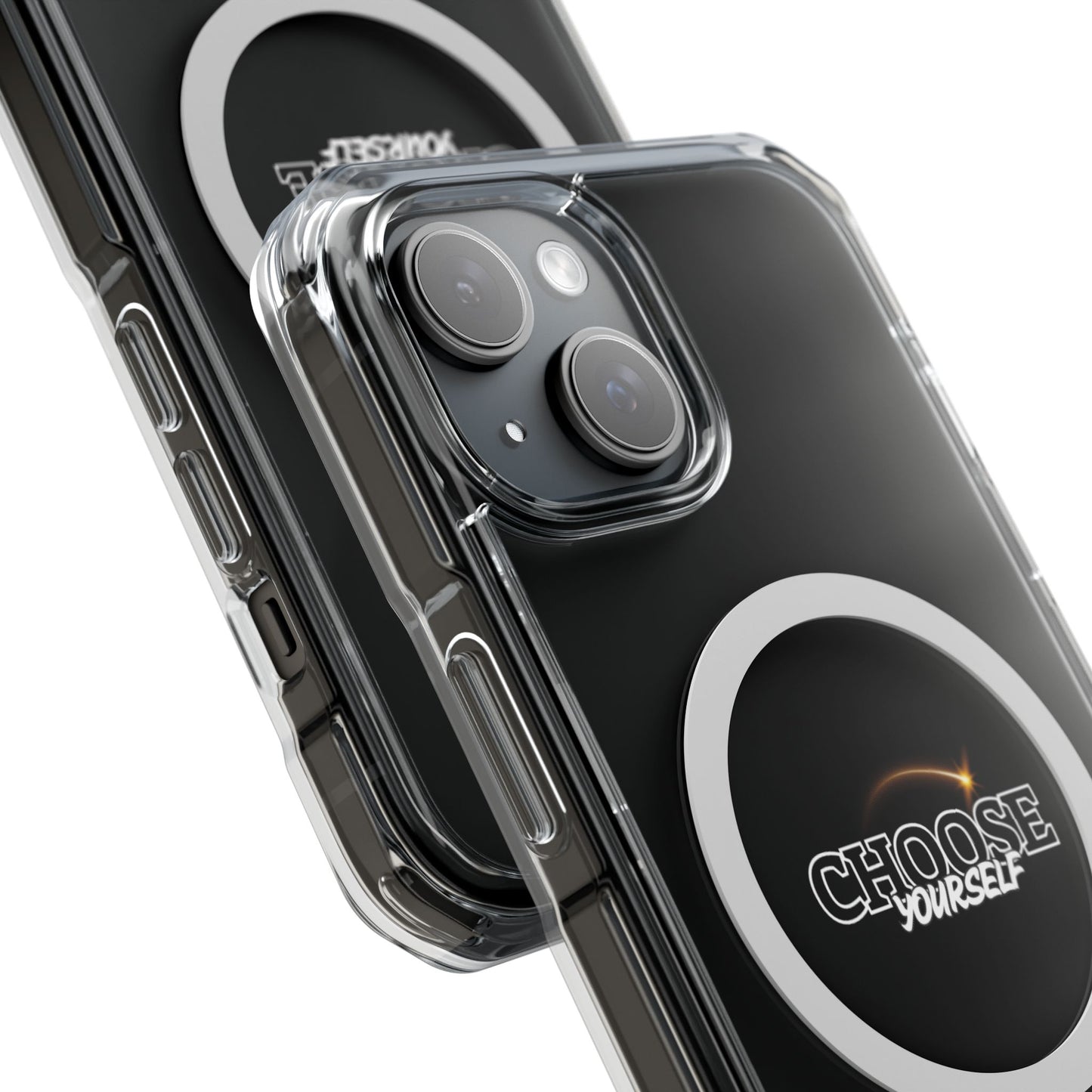 Magnetic Clear Impact Case - "Choose Yourself" Smartphone Cover