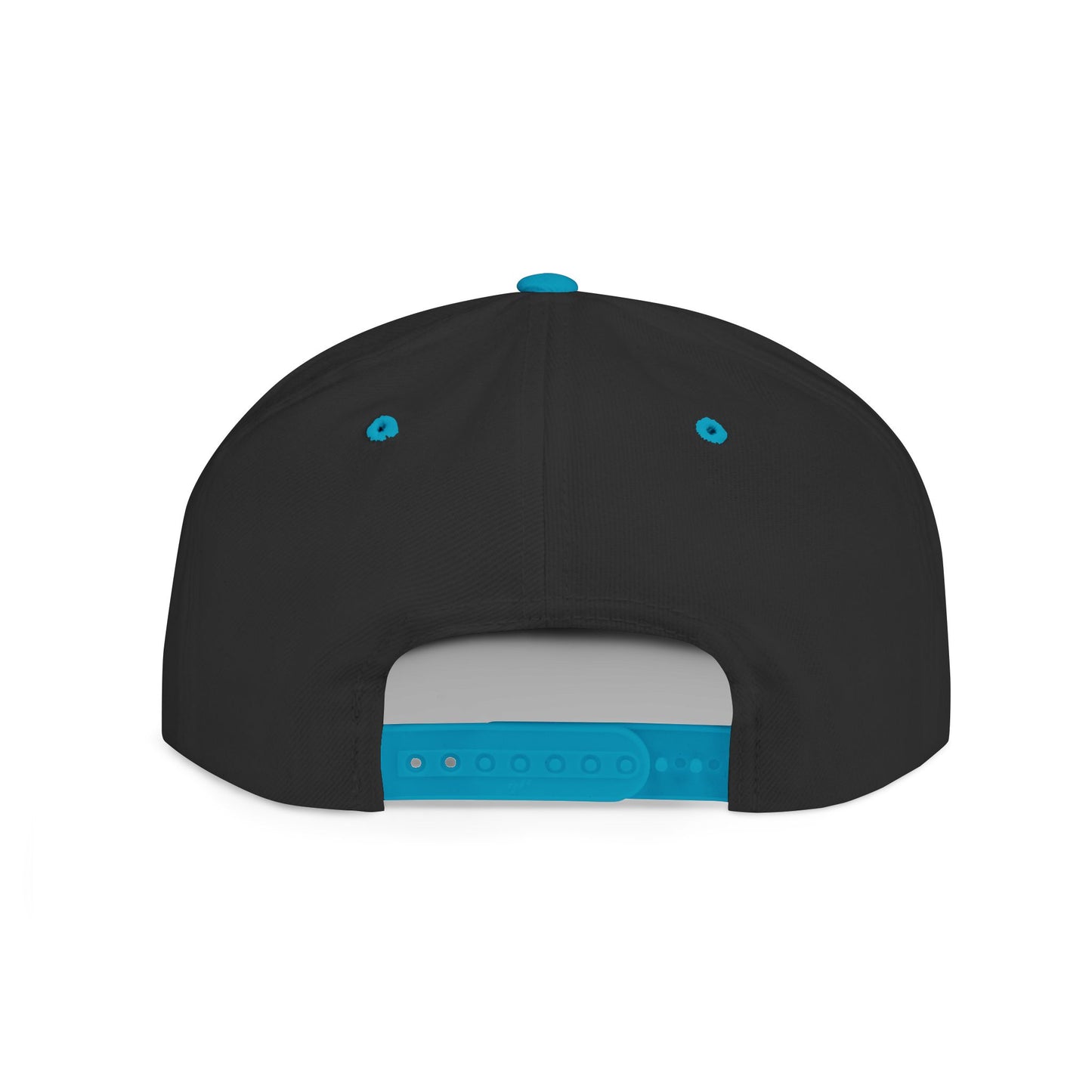 Choose Yourself Flat Bill Snapback Hat - (Green underbrim)