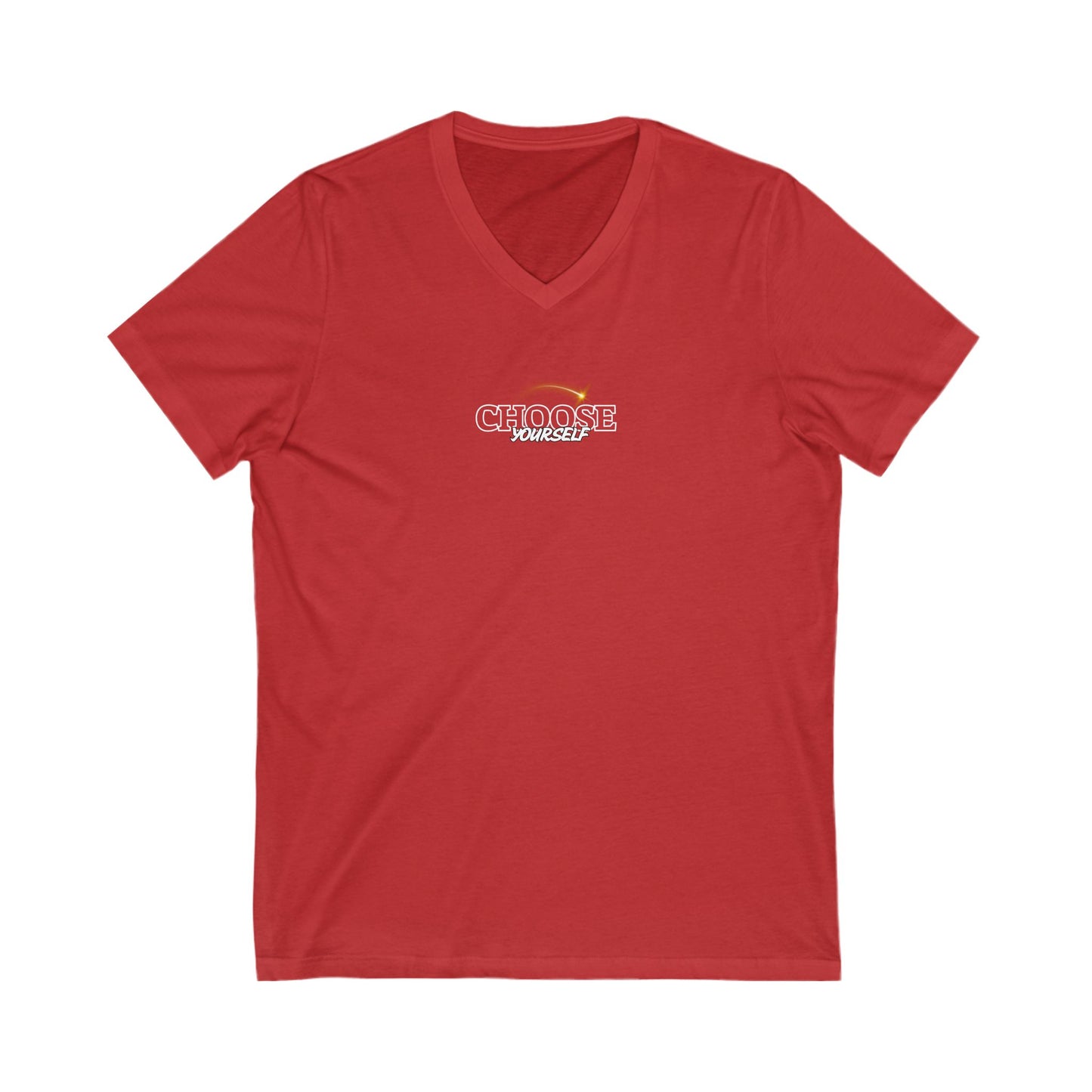 Unisex CY V-Neck Tee - Perfect for Every Day Wear