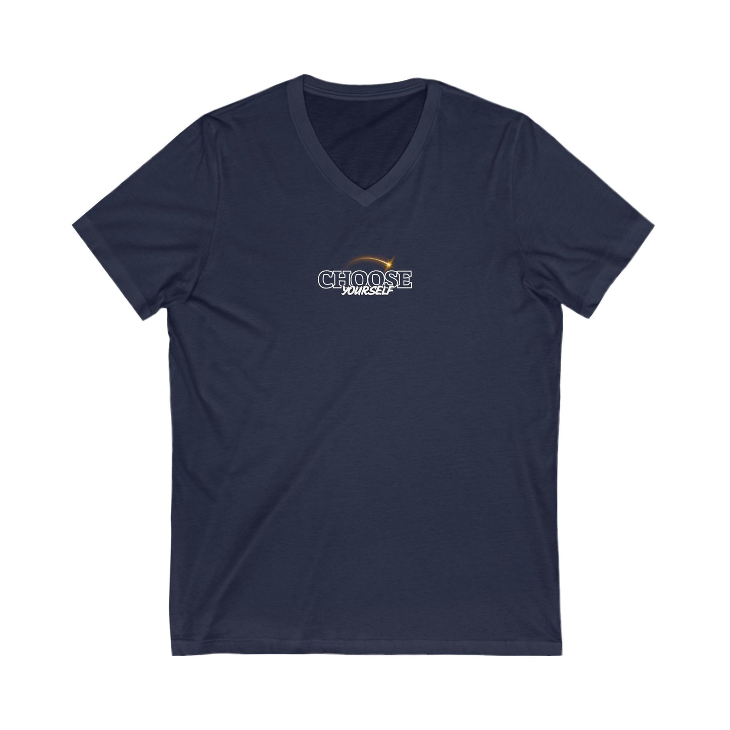 Unisex CY V-Neck Tee - Perfect for Every Day Wear