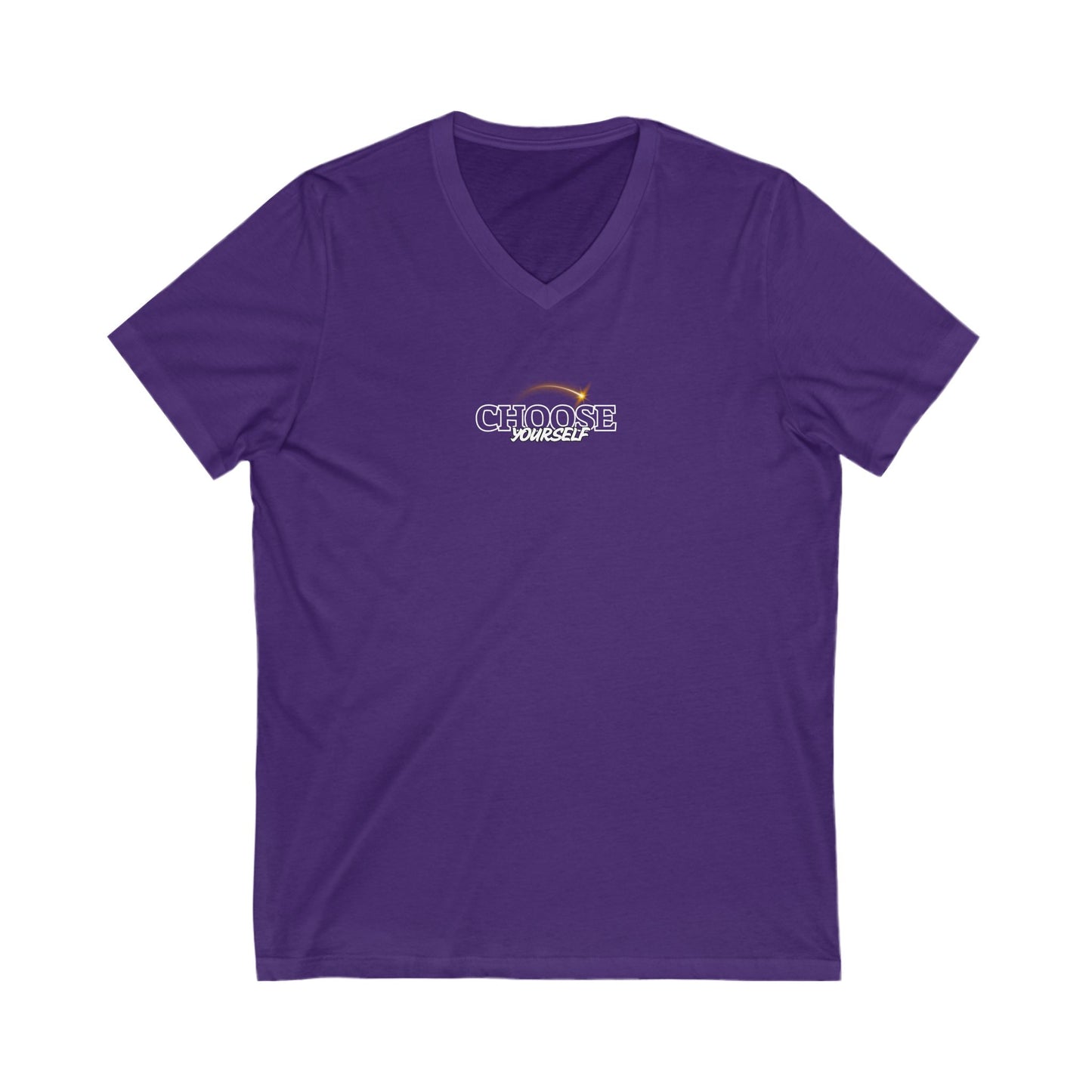 Unisex CY V-Neck Tee - Perfect for Every Day Wear