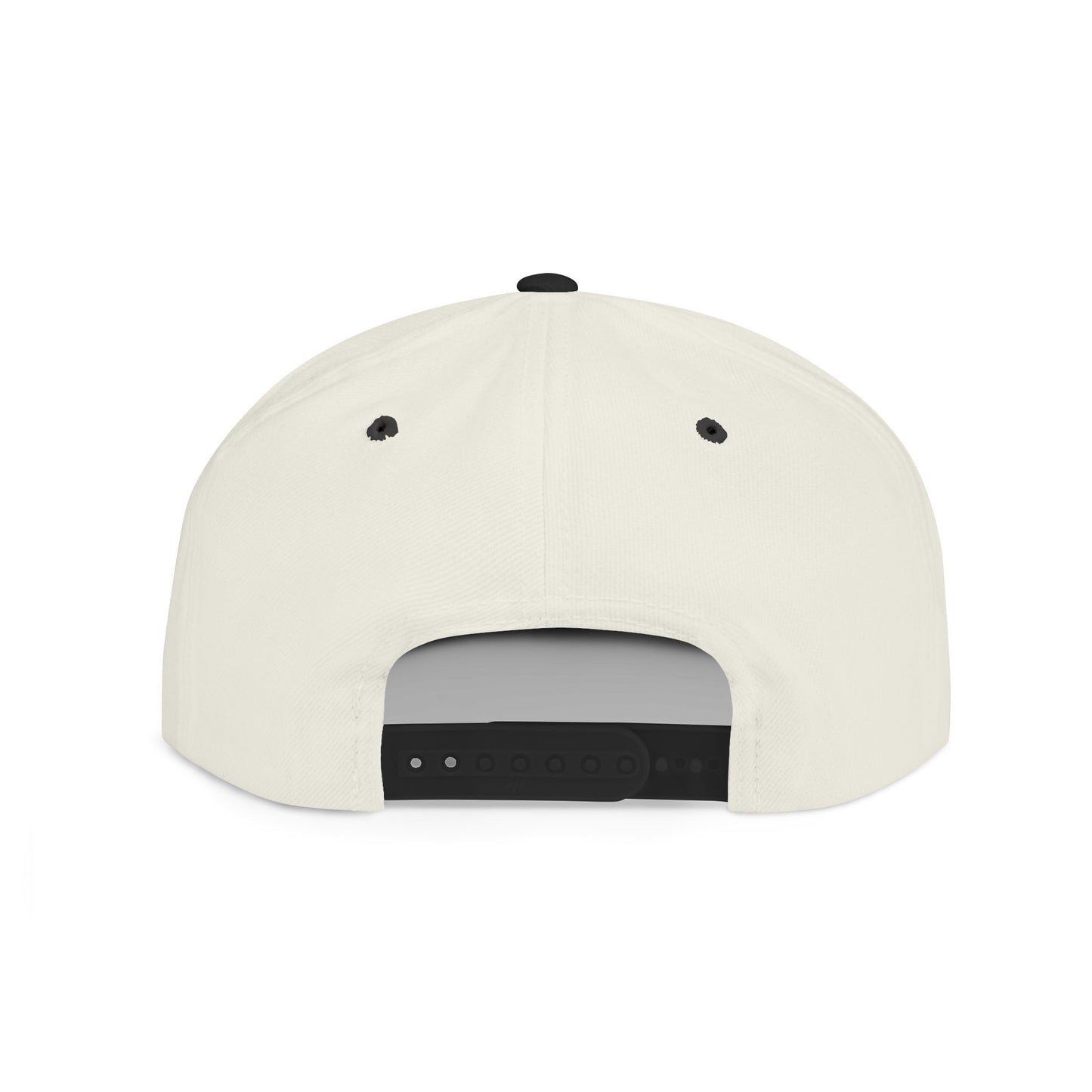 Choose Yourself Flat Bill Snapback Hat - (Green underbrim)